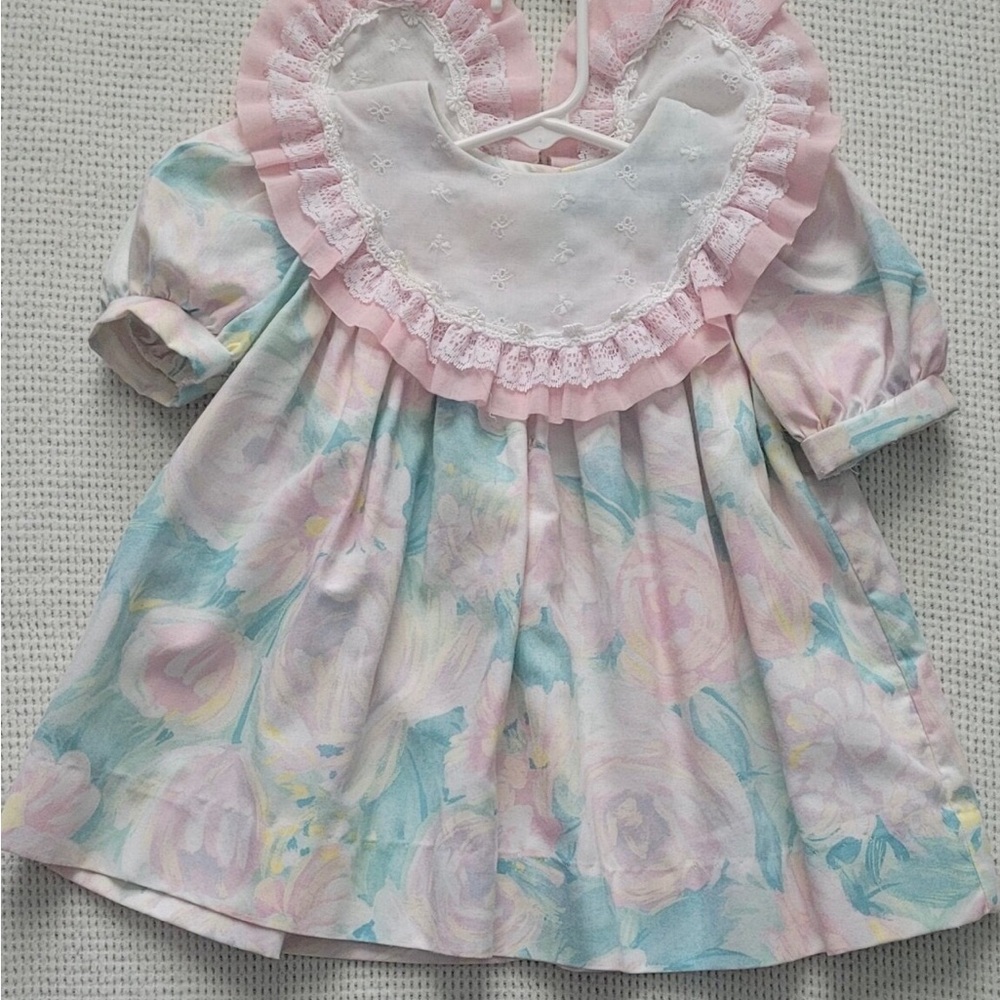Kawali | vintage pastel toddler dress | size: 2T